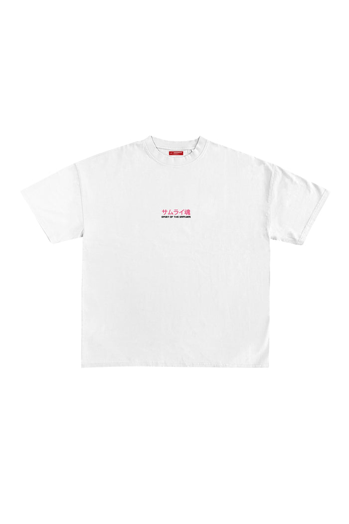 Camiseta "Spirit of the Samurai v3" - Blanca