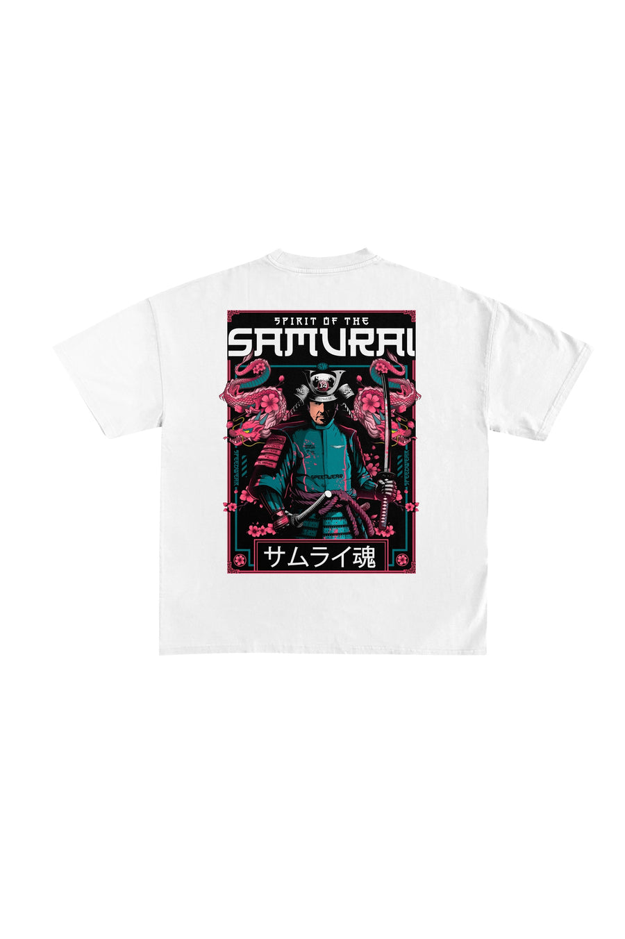 Camiseta "Spirit of the Samurai v3" - Blanca