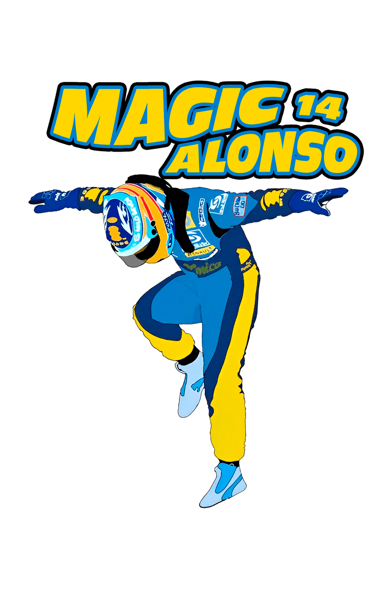 "Magic Alonso" Sticker - Holographic