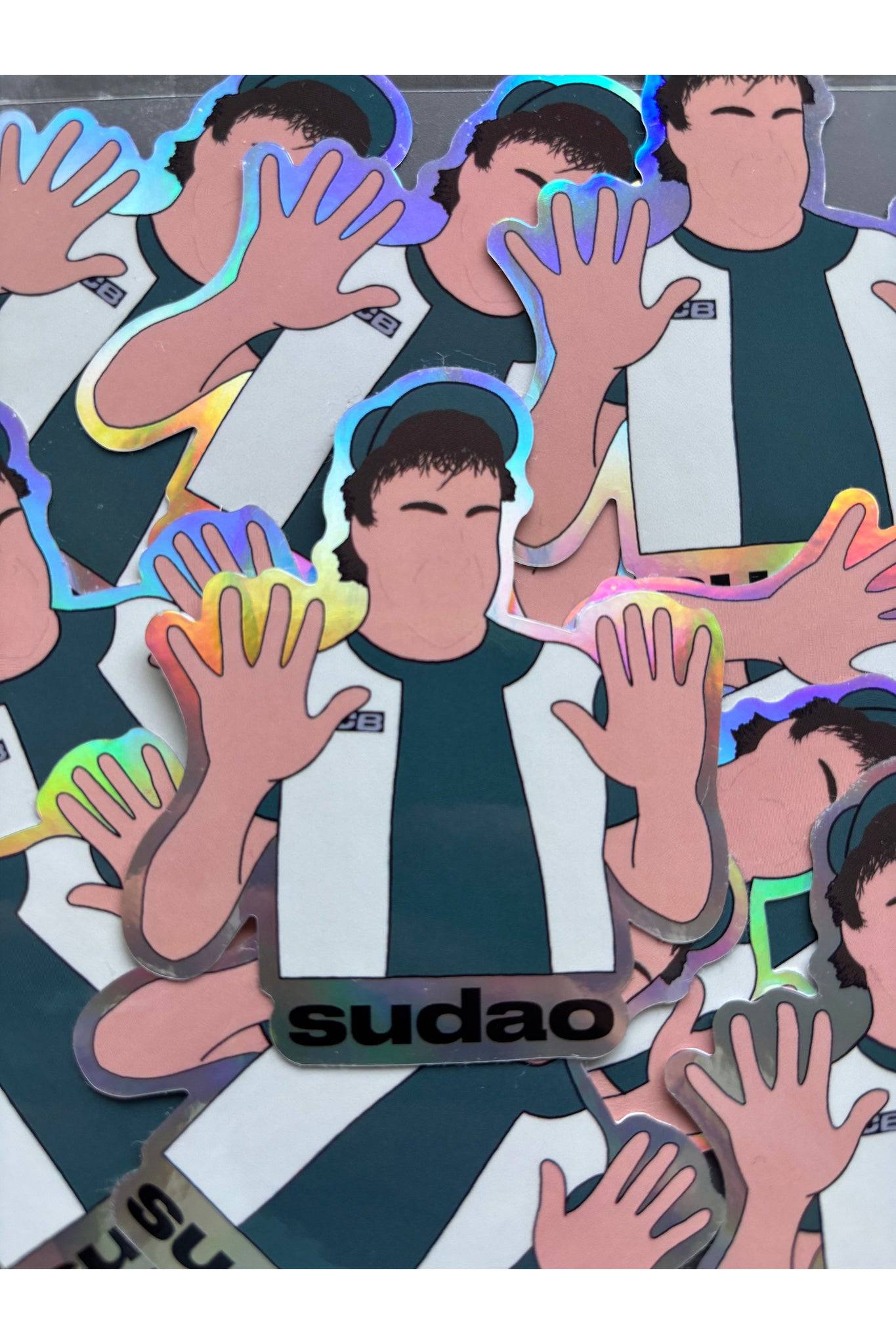 Pegatina Sudao - Holográfica — pegatina holográfica F1 SpeedWear