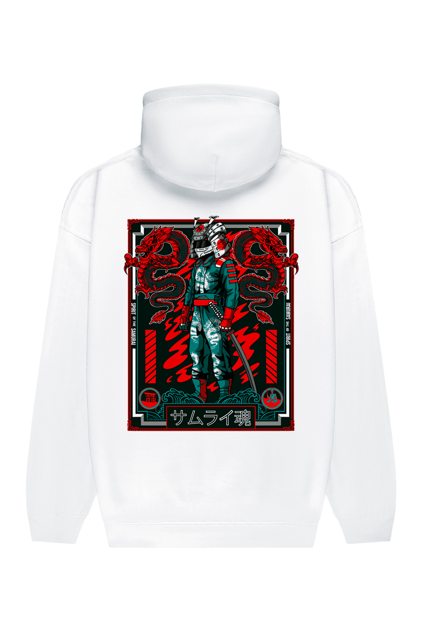 Sudadera Spirit of the Samurai v2 - Blanco — Sudadera F1 Fernando Alonso SpeedWear