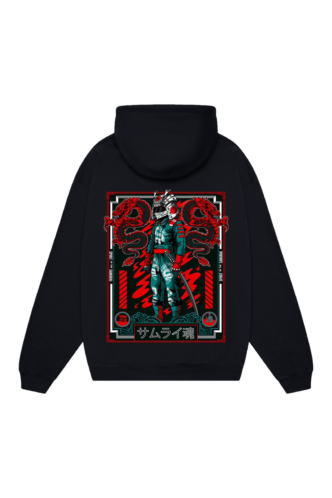 Sudadera Spirit of the Samurai v2 - Negro — Sudadera F1 Fernando Alonso SpeedWear