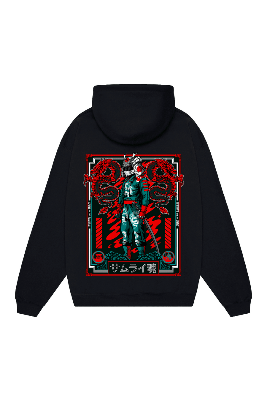 Felpa "Spirit of the Samurai v2" - Nero
