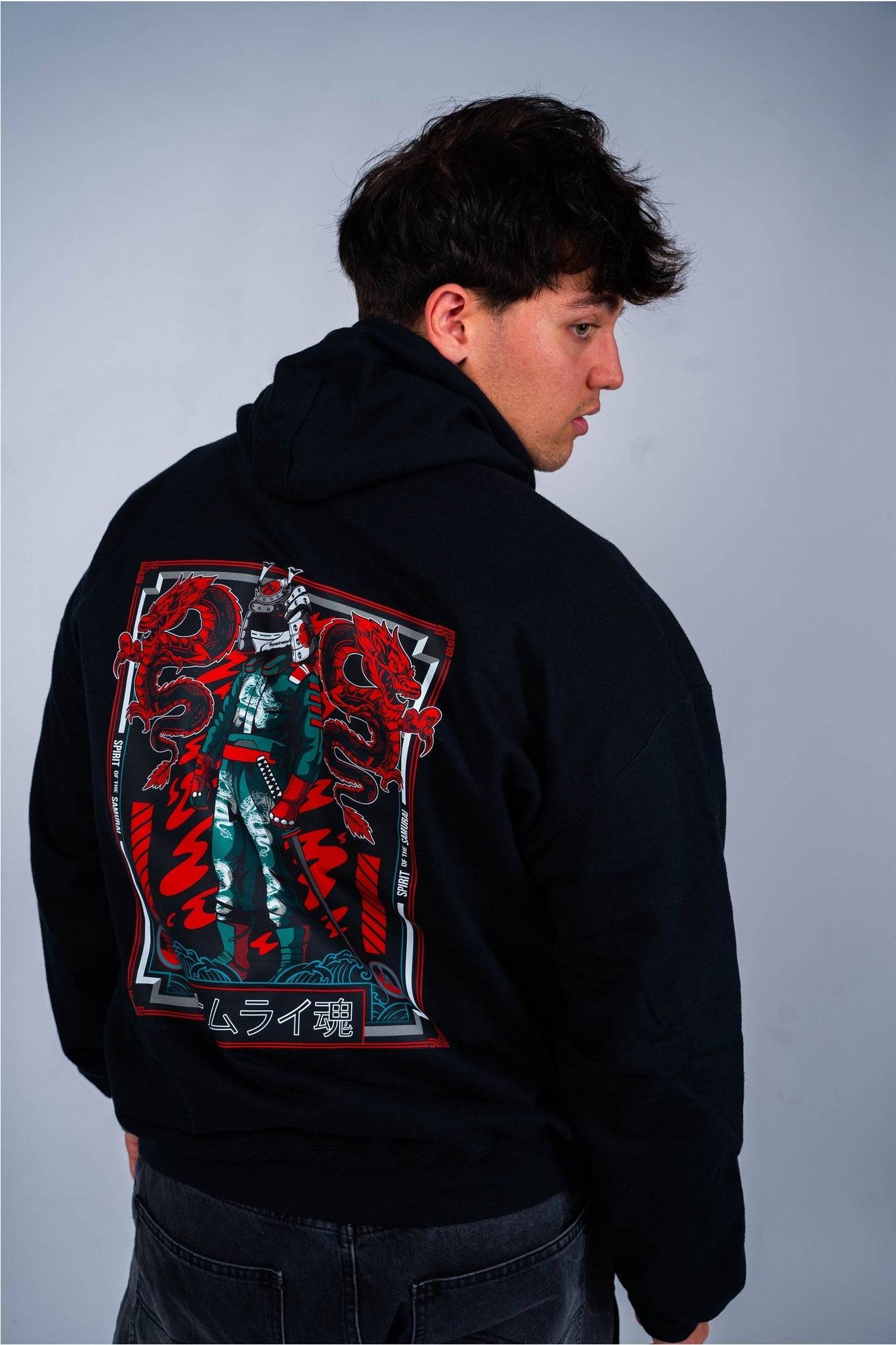 Sudadera Spirit of the Samurai v2 - Negro — Sudadera F1 Fernando Alonso SpeedWear