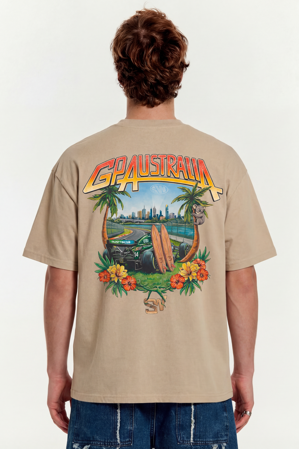 Camiseta "AUSTRALIAN GP 2026" - SAND