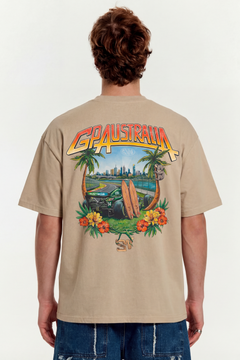 Camiseta AUSTRALIAN GP 2026 - SAND — Camiseta F1 Fernando Alonso SpeedWear